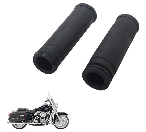 Par Manoplas C/avaria Harley Touring Road King 08-11 Origina Preto