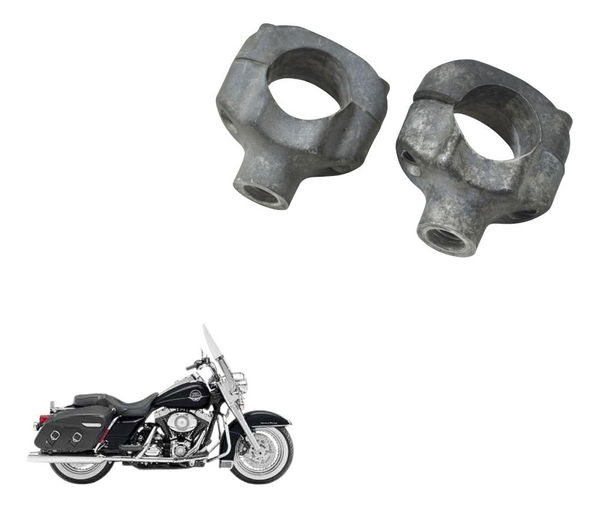 Par Riser Guidão Harley Touring Road King 08-11 Original