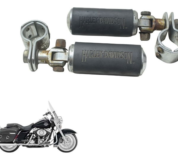 Par Pedaleira Descanso Harley Touring Road King 08-11