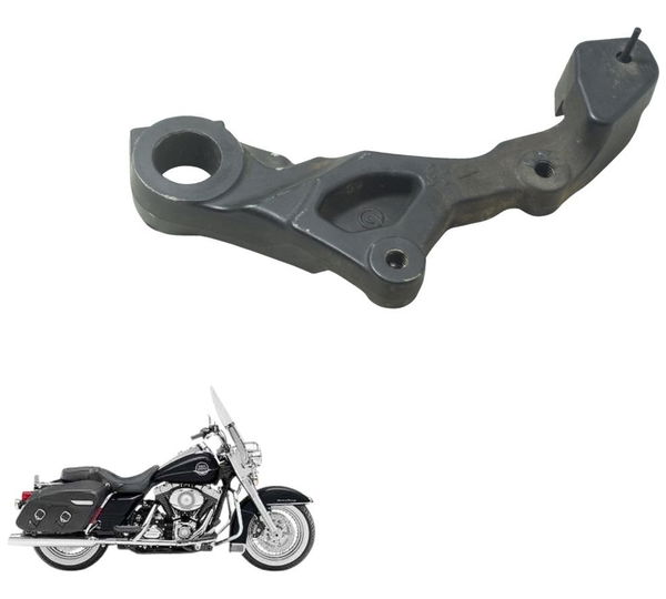 Suporte Pinça Freio Tras Harley Touring Road King 08-11 Orig