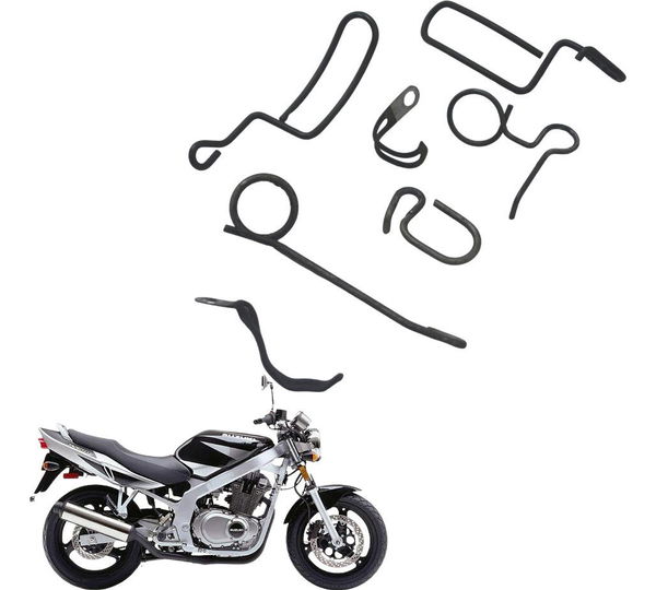 Jogo Suporte Guia Cabos Suzuki Gs 500 97-09 Original
