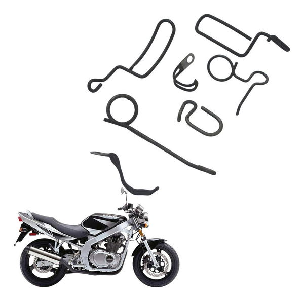 Jogo Suporte Guia Cabos Suzuki Gs 500 97-09 Original
