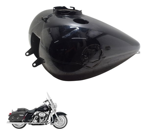Tanque C/ Detalhes Harley Touring Road King 08-11 Original