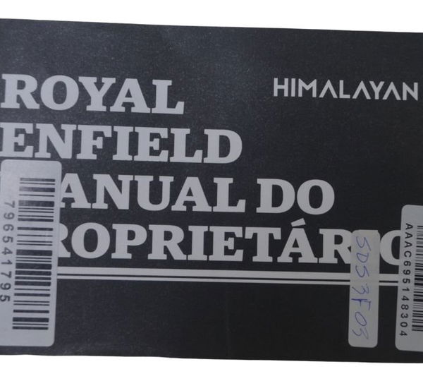 Manual Proprietário Royal Enfield Himalayan 19-23 Original