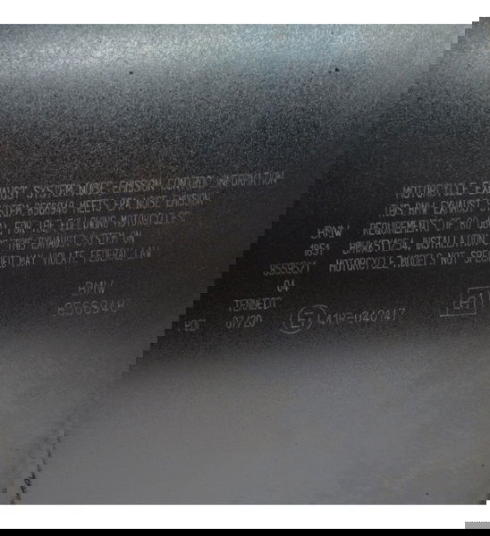 Ponteira Escape Bmw R1250 Gs 19-24 Original