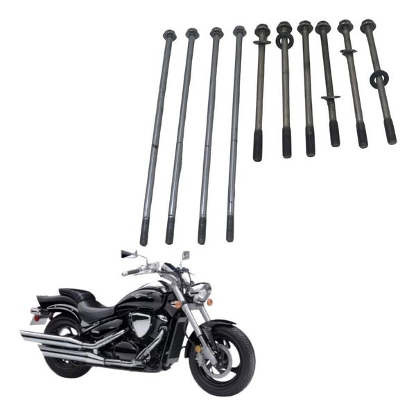 Kit Prisioneiro Cabeçote Suzuki Boulevard M 800 09-11 Origi