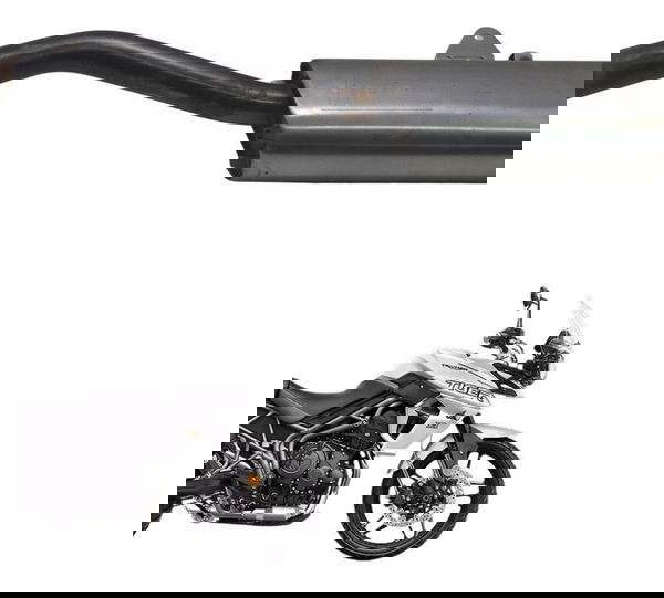 Ponteira Escape Triumph Tiger 800 Xrx 18-20 Original