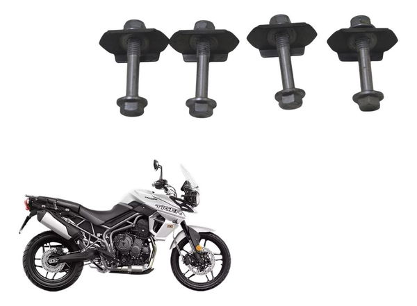 Jogo Parafuso Alça Traseira Triumph Tiger 800 Xrx 18-20 Orig