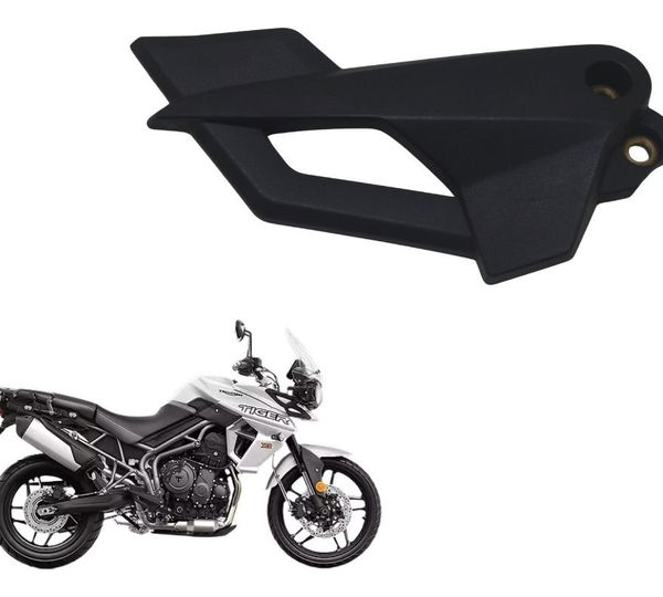 Protetor Pedaleira Dianteira Dir Triumph Tiger 800 Xrx 18-20 Preto