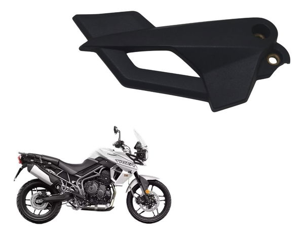 Protetor Pedaleira Dianteira Dir Triumph Tiger 800 Xrx 18-20 Preto