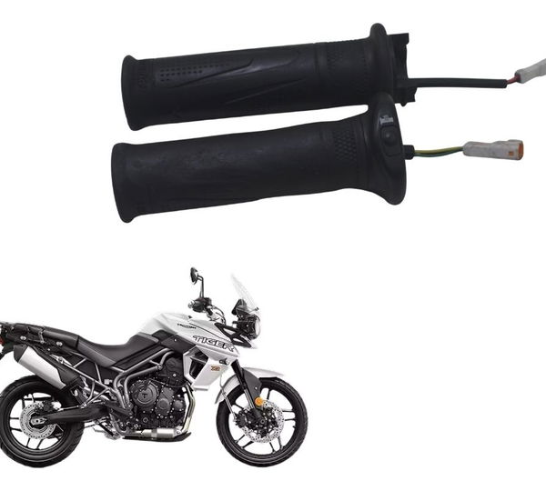 Par Manopla C/aquecedor Triumph Tiger 800 Xrx 18-20 Original Preto