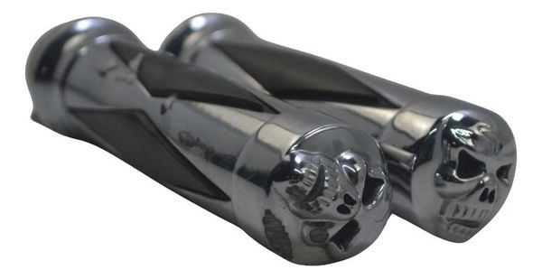 Par Manopla Paralela C/detalhes Suzuki Boulevard M 800 09-11 Prateado