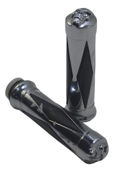 Par Manopla Paralela C/detalhes Suzuki Boulevard M 800 09-11 Prateado