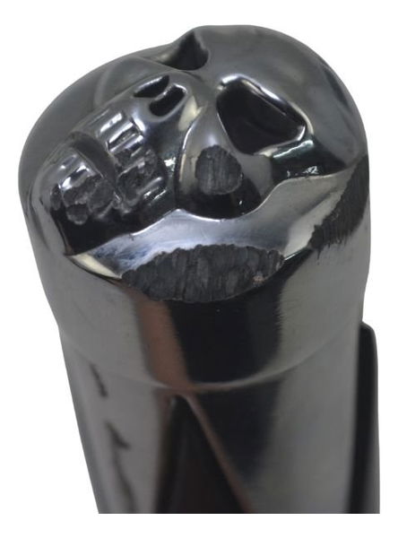 Par Manopla Paralela C/detalhes Suzuki Boulevard M 800 09-11 Prateado