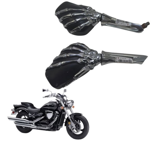 Par Espelho Paralelo C/ Avaria Suzuki Boulevard M 800 09-11