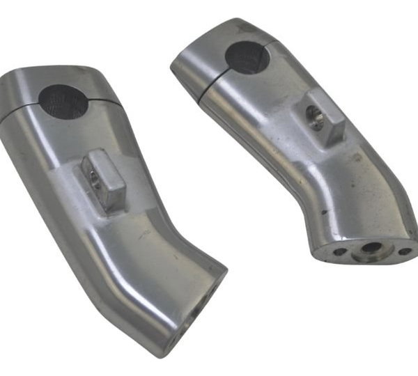 Par Riser Guidão Suzuki Boulevard M 800 09-11 Original Prateado