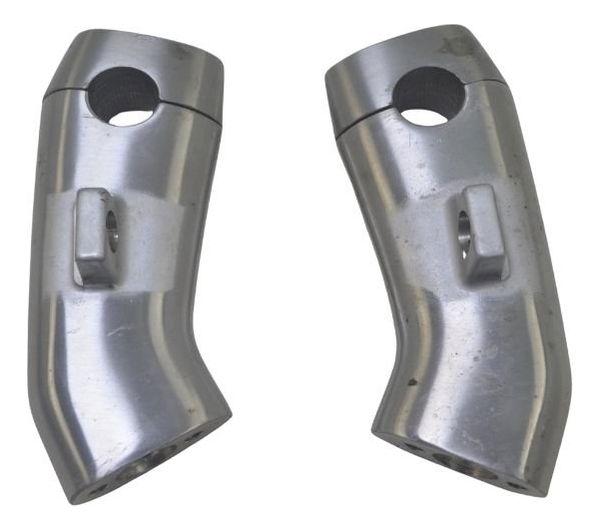 Par Riser Guidão Suzuki Boulevard M 800 09-11 Original Prateado