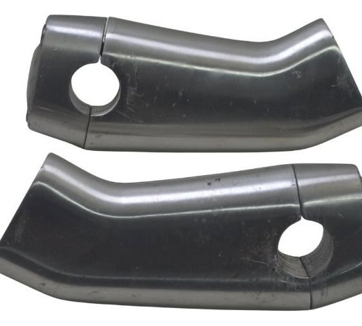 Par Riser Guidão Suzuki Boulevard M 800 09-11 Original Prateado