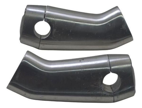 Par Riser Guidão Suzuki Boulevard M 800 09-11 Original Prateado