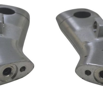 Par Riser Guidão Suzuki Boulevard M 800 09-11 Original Prateado
