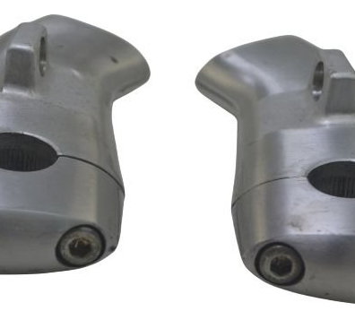 Par Riser Guidão Suzuki Boulevard M 800 09-11 Original Prateado
