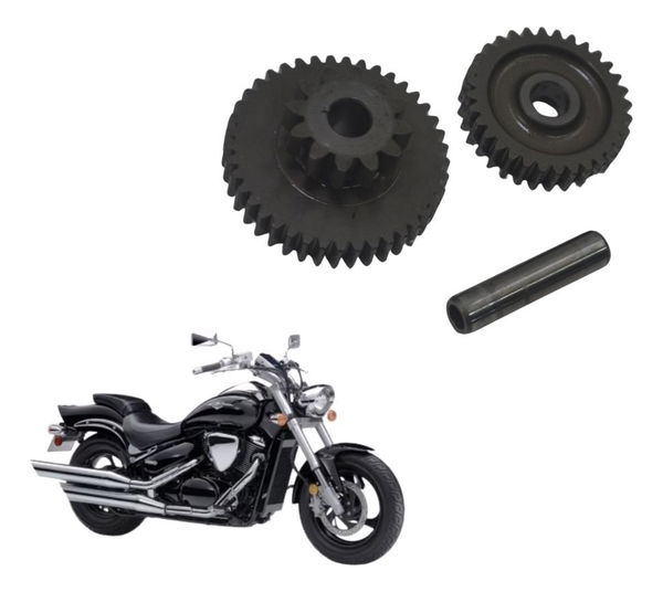 Par Engrenagem  Redução Partida Suzuki Boulevard M 800 09-11