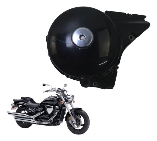 Tampa Motor Esq Estator Suzuki Boulevard M 800 09-11 Origi Preto