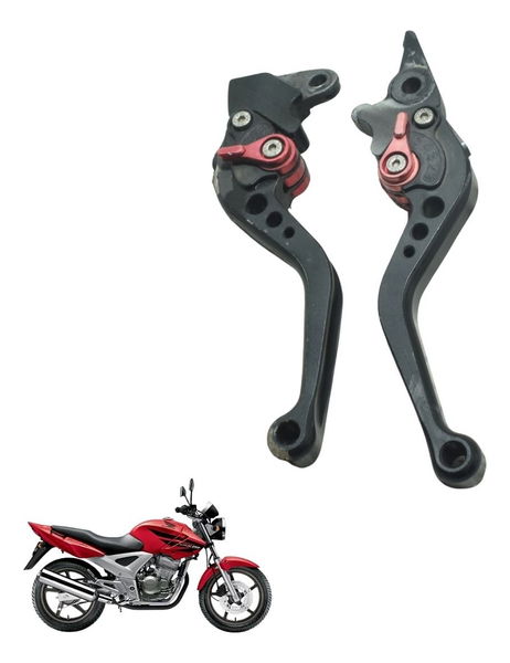 Par Manete Esportivo C/ Detalhes Honda Cbx 250 Twister 02-08