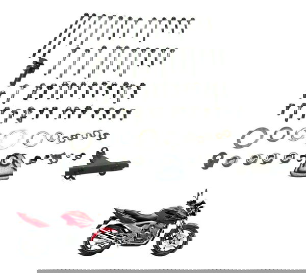 Kit Parafuso Motor Honda Cbx 250 Twister 02-08 Original