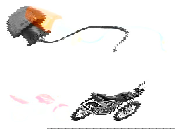 Pisca Traseir Esq C/ava Paralelo Honda Cbx 250 Twister 02-08 Esquerdo