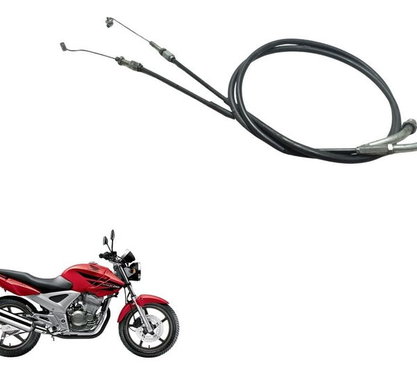 Cabo A E B Acelerador Paralelo Honda Cbx 250 Twister 02-08
