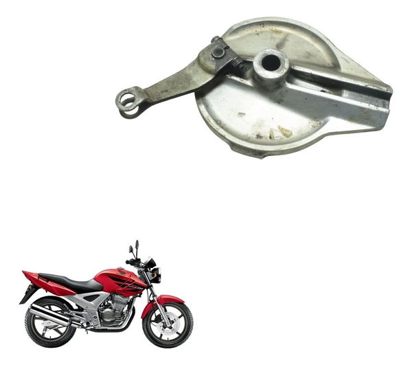 Espelho Freio Roda Traseira Honda Cbx 250 Twister 02-08 Orig