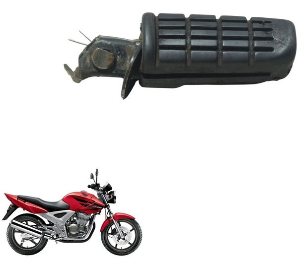 Pedaleira Dianteira Dir C/avaria Honda Cbx 250 Twister 02-08