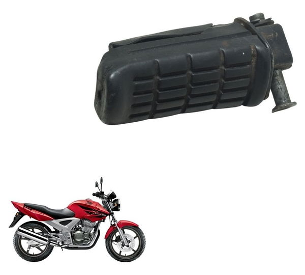 Pedaleira Dianteira Dir C/ Deta Honda Cbx 250 Twister 02-08