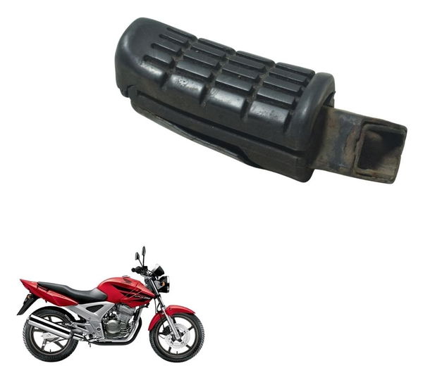 Pedaleira Traseira Esq C/ Avaria Honda Cbx 250 Twister 02-08