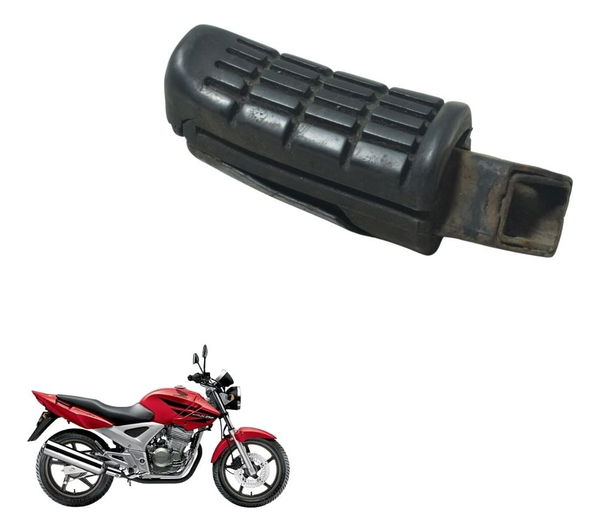 Pedaleira Traseira Esq C/ Avaria Honda Cbx 250 Twister 02-08