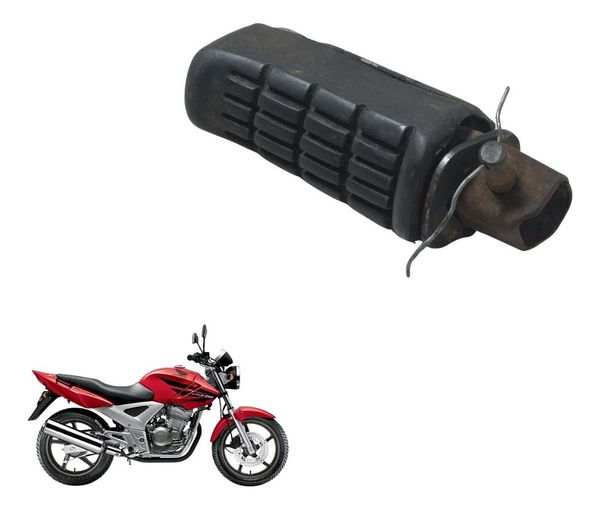 Pedaleira Traseira Esq C/ Avaria Honda Cbx 250 Twister 02-08