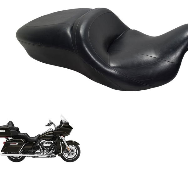 Banco C/ Detalhes Harley Road Glide Touring 17-20 Original Preto