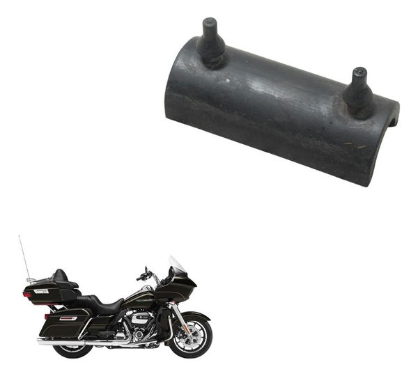Borracha Inferior Alforge Harley Road Glide Touring 17-20 Preto