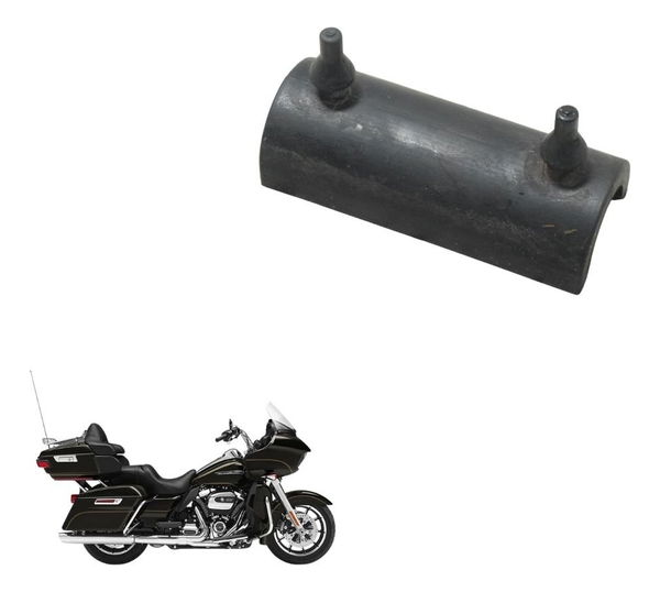 Borracha Inferior Alforge Harley Road Glide Touring 17-20 Preto