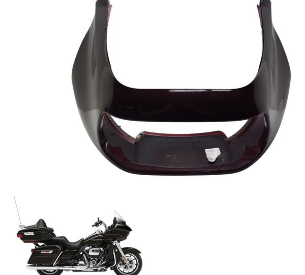 Carenagem Frontal C/detalhes Harley Road Glide Touring 17-20 Preto