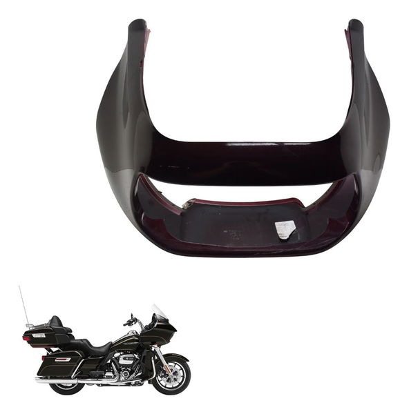 Carenagem Frontal C/detalhes Harley Road Glide Touring 17-20 Preto