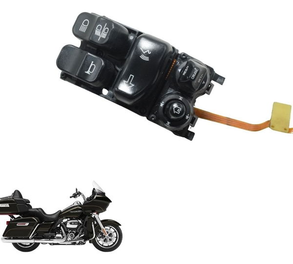 Chave Punho Luz Esq C/ Avari Harley Road Glide Touring 17-20