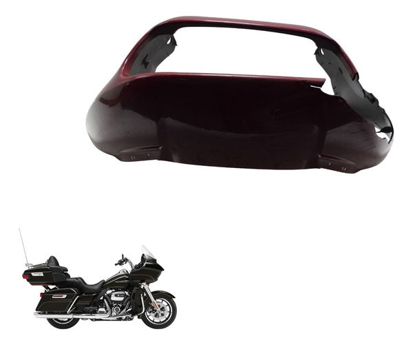 Carenagem Frontal C/ Avaria Harley Road Glide Touring 17-20 Preto