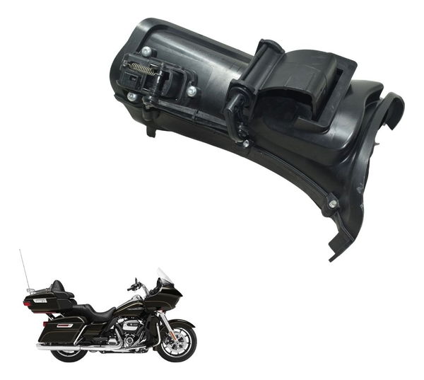 Duto Ar Esquerdo C/ Defletor Harley Road Glide Touring 17-20