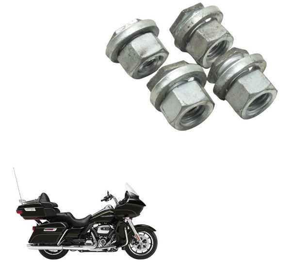 Jogo Parafuso Paralama Tras Harley Road Glide Touring 17-20