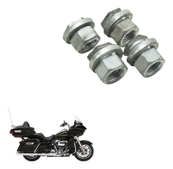Jogo Parafuso Paralama Tras Harley Road Glide Touring 17-20