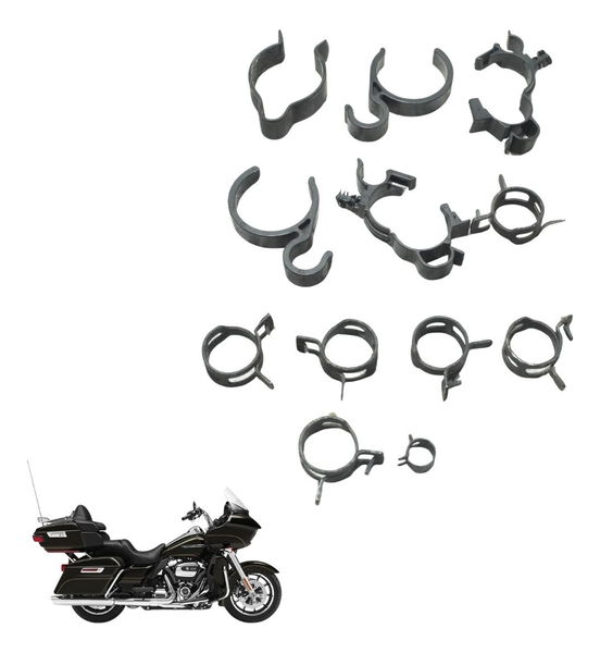 Kit Abraçadeira Diversas Harley Road Glide Touring 17-20