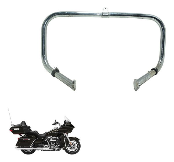 Mata Cachorro C/ Detalhes Harley Road Glide Touring 17-20
