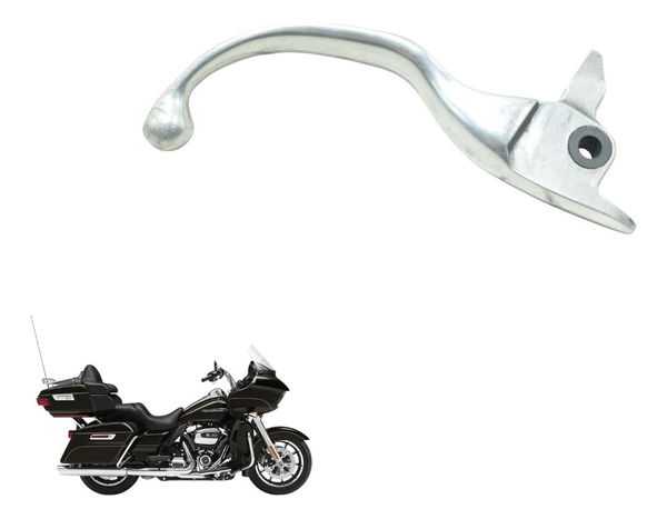 Manete Freio C/ Avaria Harley Road Glide Touring 17-20 Prateado